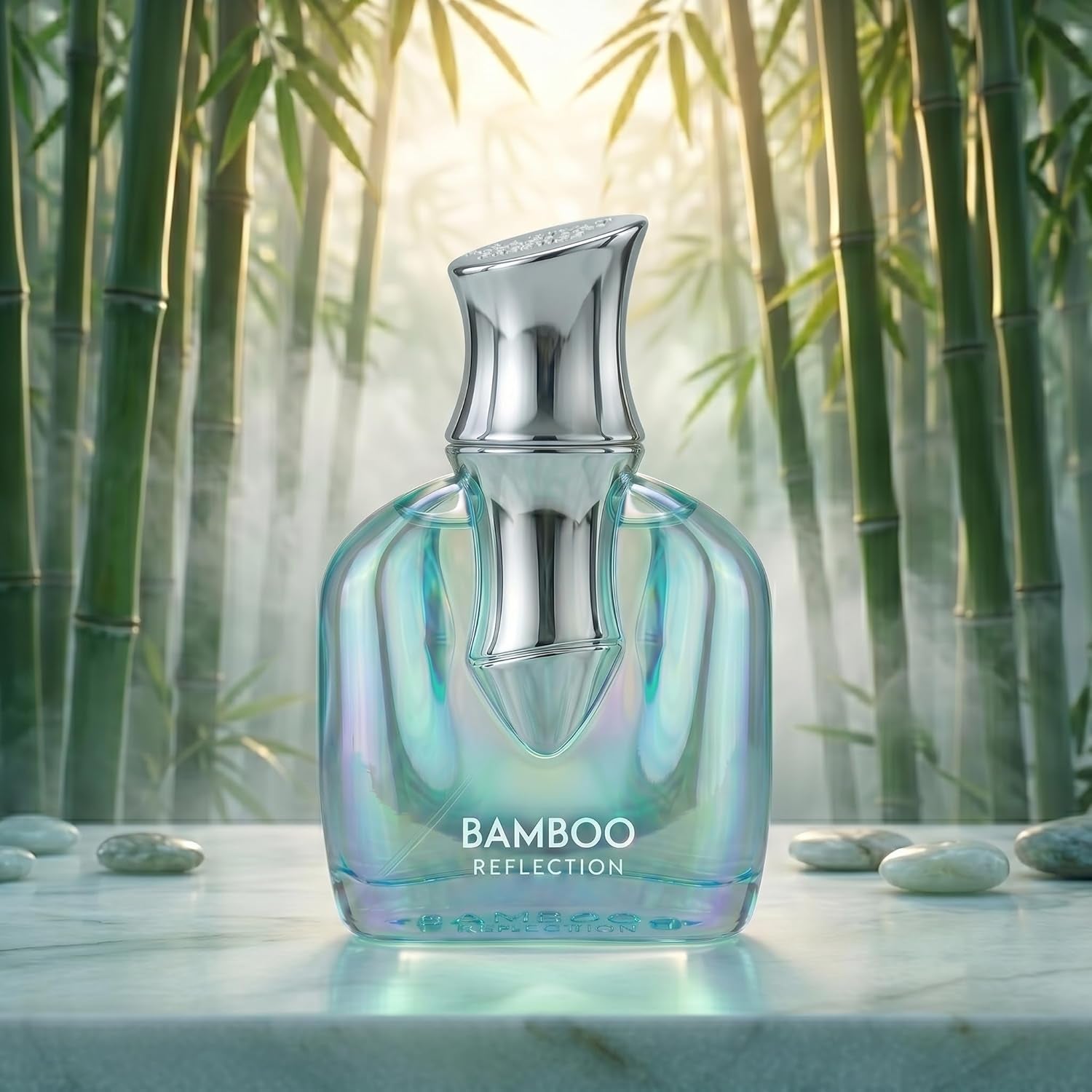 Bamboo Reflection Eau De Parfum for Men, Aromatic Aquatic Scent, 3.4 Fl Oz Spray