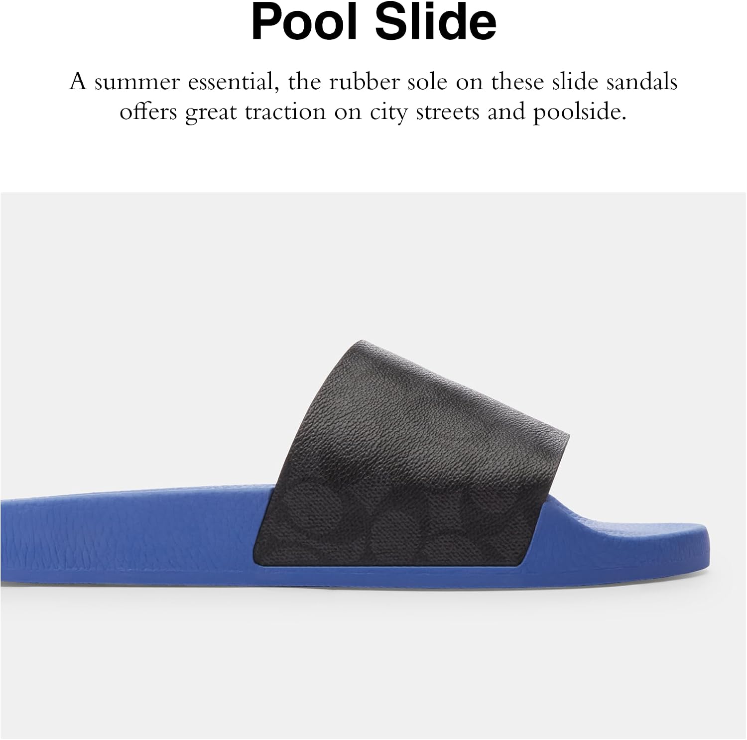 COACH Mens Slide Sandal