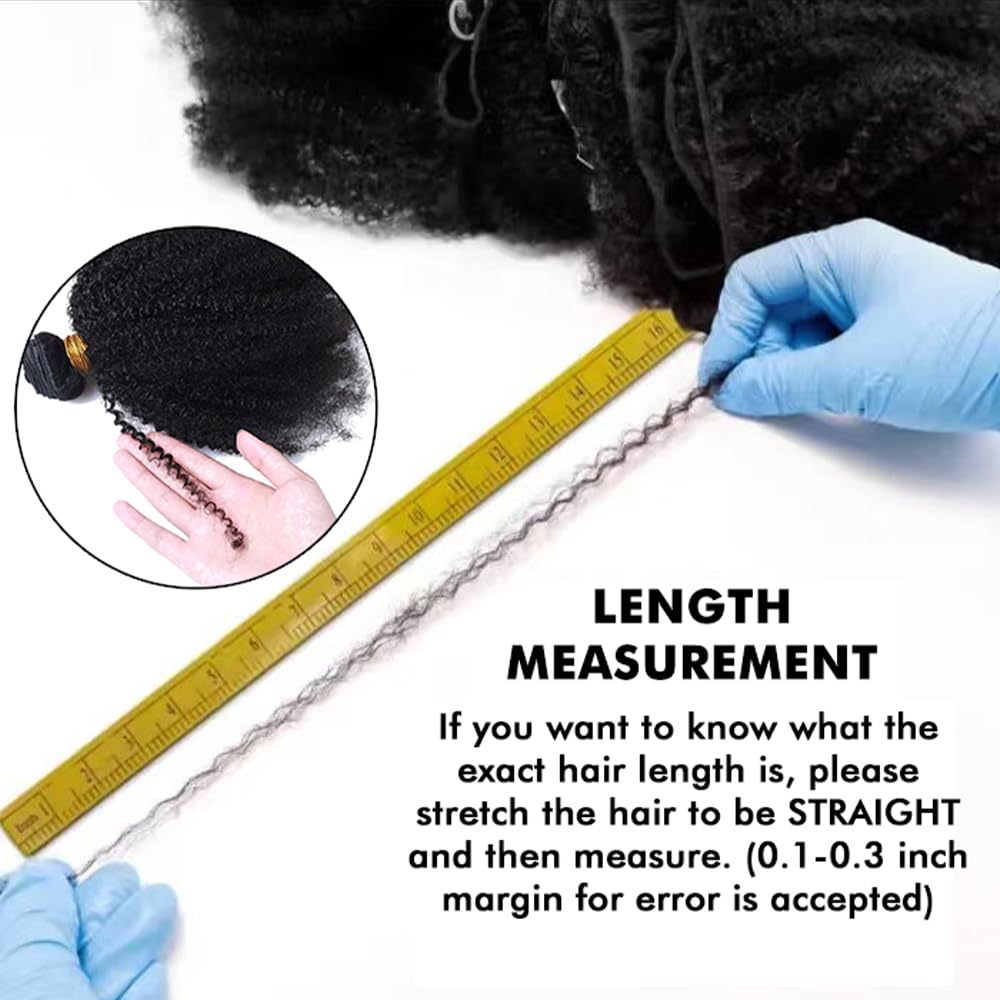 Afro Kinky Curly Human Hair Bundles