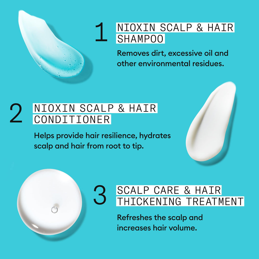 Nioxin Scalp + Hair Thickening Kits 3 Month Supply