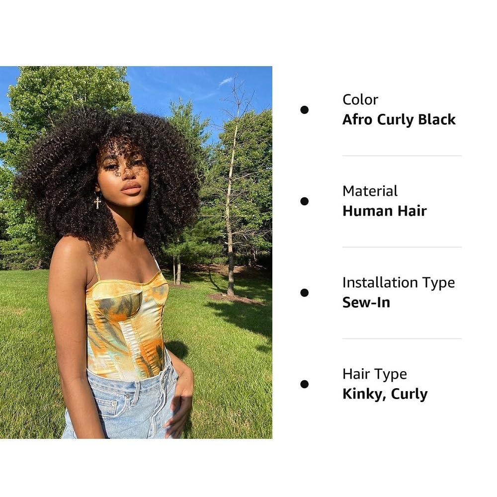 Afro Kinky Curly Human Hair Bundles