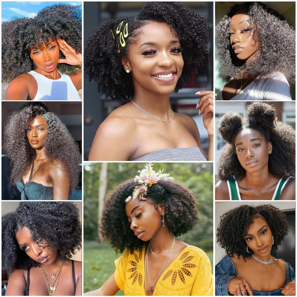 Afro Kinky Curly Human Hair Bundles