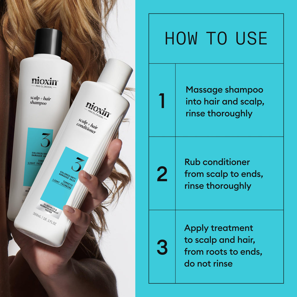 Nioxin Scalp + Hair Thickening Kits 3 Month Supply