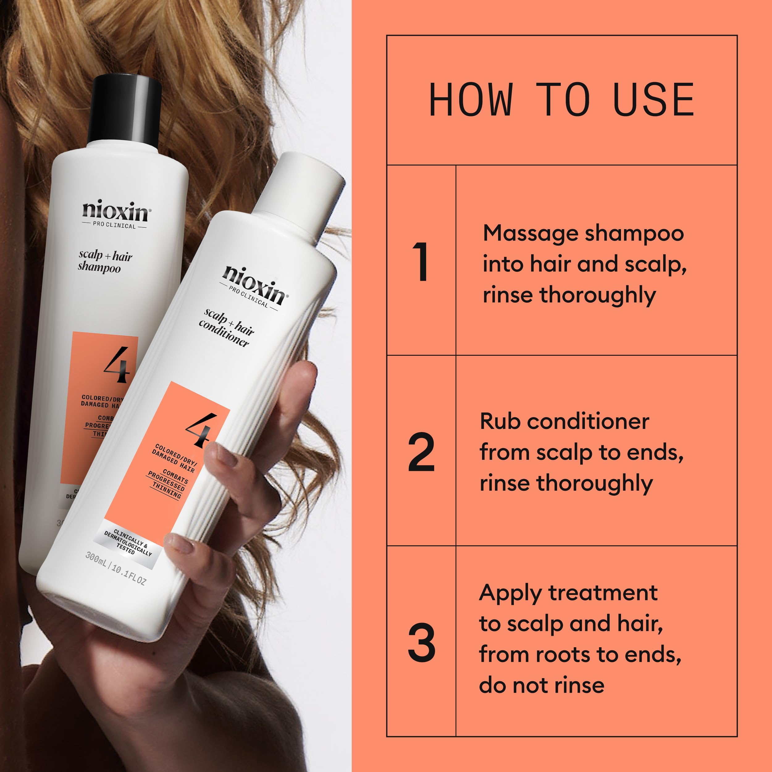 Nioxin Scalp + Hair Thickening Kits 3 Month Supply