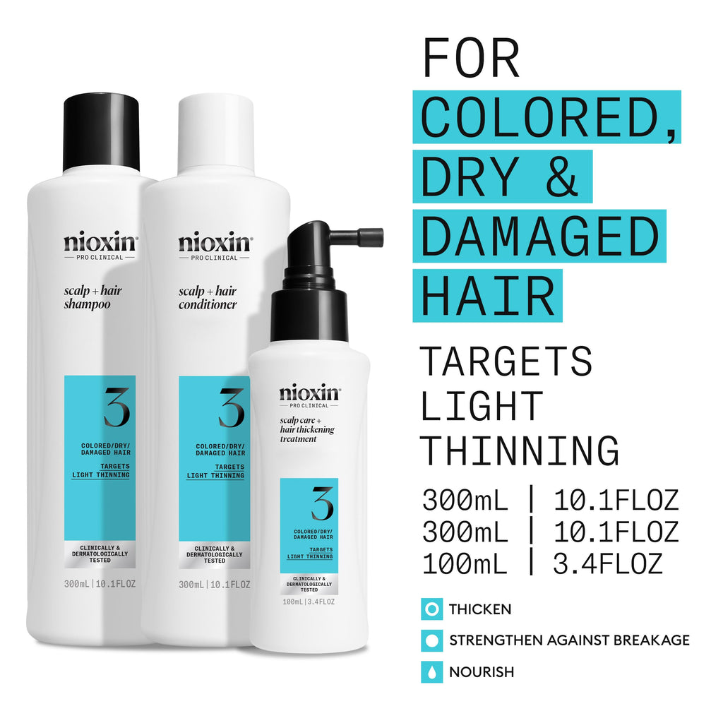 Nioxin Scalp + Hair Thickening Kits 3 Month Supply