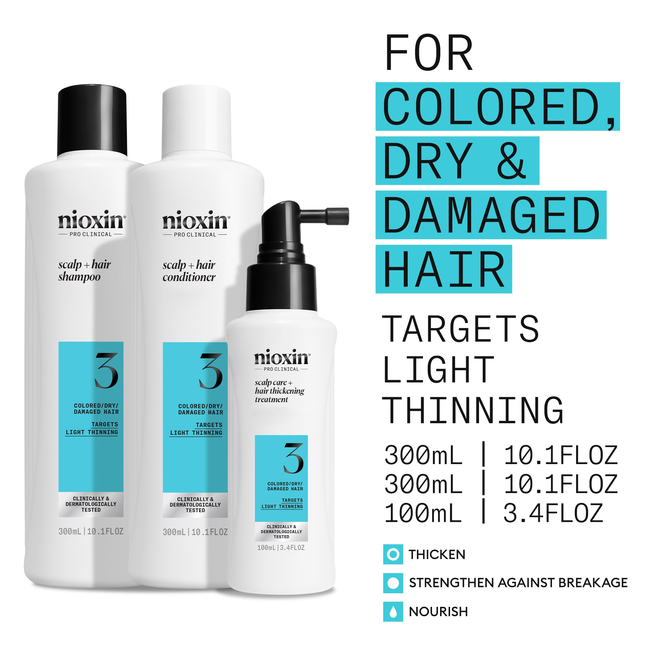 Nioxin Scalp + Hair Thickening Kits 3 Month Supply