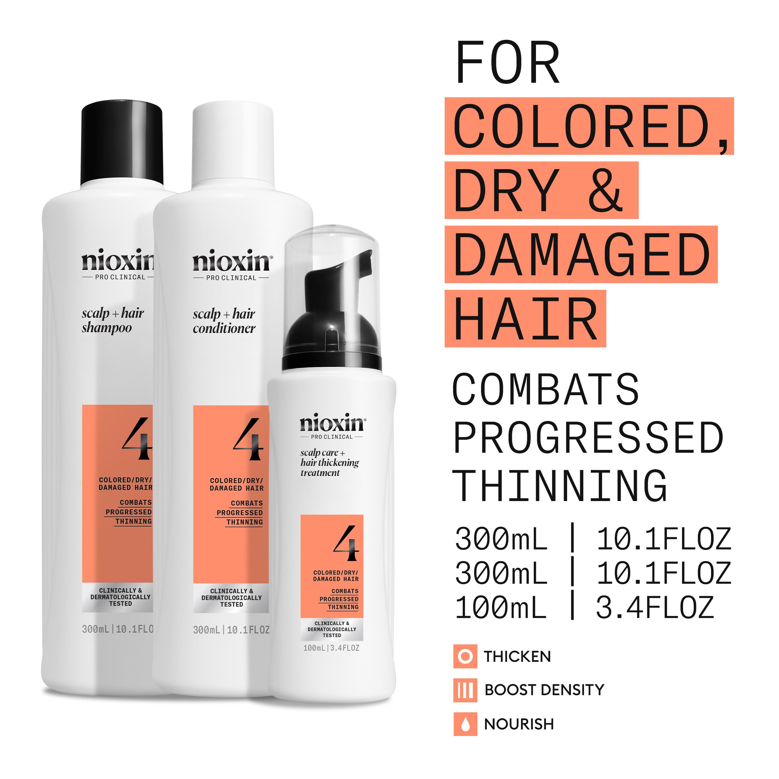 Nioxin Scalp + Hair Thickening Kits 3 Month Supply