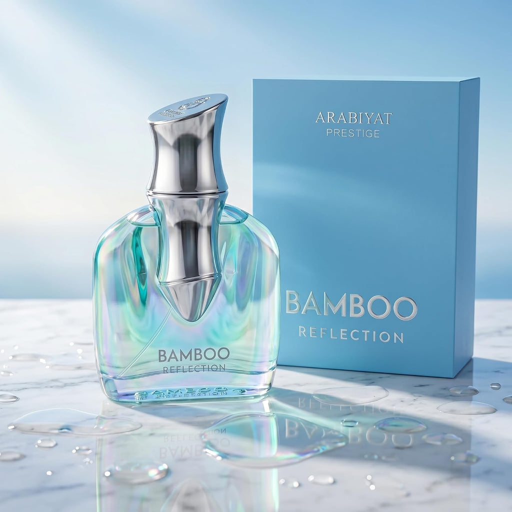 Bamboo Reflection Eau De Parfum for Men, Aromatic Aquatic Scent, 3.4 Fl Oz Spray